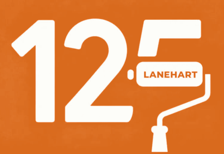 Lanehart 125-year anniversary mark